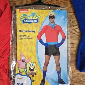 Spirit Halloween SpongeBob SquarePants Adult Barnacle Boy Costume. Size L